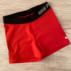 Nike Pro Dri Fit 3 inch shorts